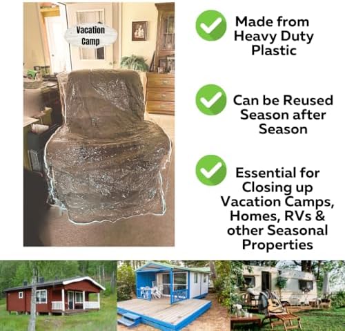 Evelots Clear Plastic Recliner Cover for Pet Protection