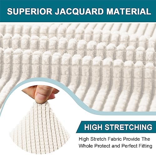 Turquoize Stretch Sofa Cover for 3 Cushion Chesterfield Style Sofa