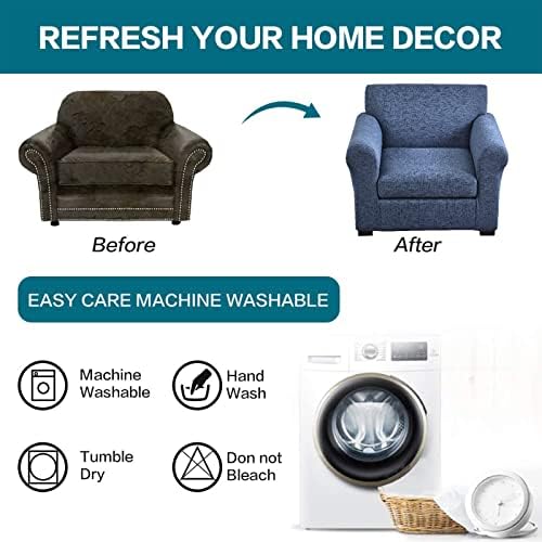 KRFOONN 2 Piece Chair Covers for Living Room