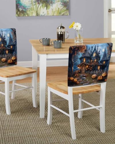 Halloween Dining Chair Slipcover Set of 4