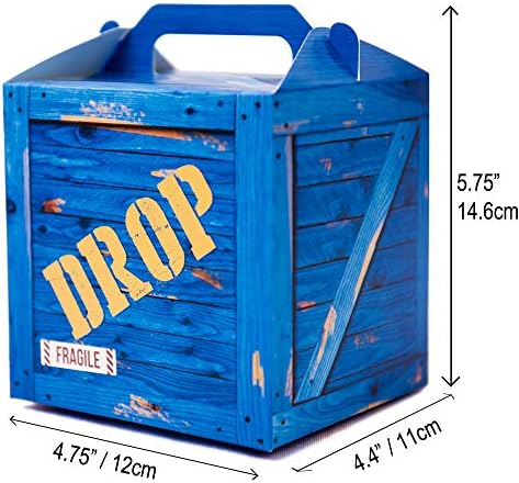 Game Party Military Supply Loot Drop Box Favors