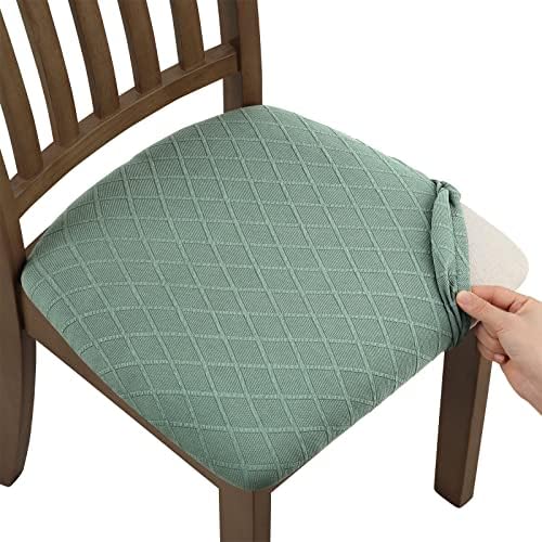 Fuloon Stretch Jacquard Chair Covers Set of 4