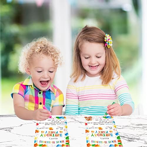 Fancy Land Birthday Invitations 20PCS with Envelopes