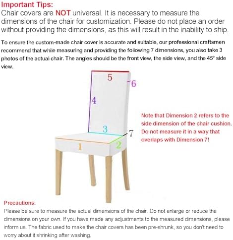Custom Made Chair Covers for Home Dining Stools