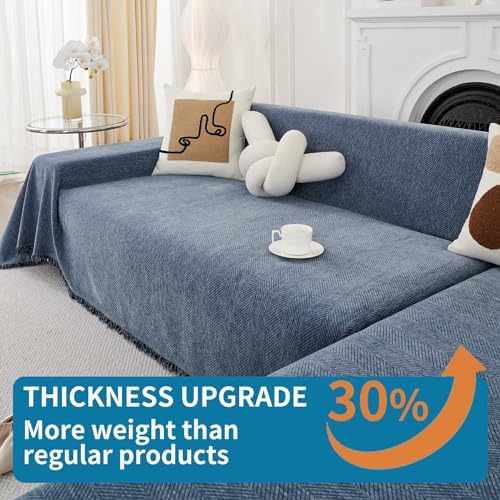 HAOMAIJIA Non-Slip Sofa Covers for 3 Cushion Couch