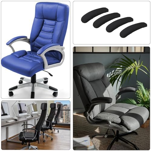 4 Pcs Office Arm Covers - Removable Stretchable Protective Sleeves