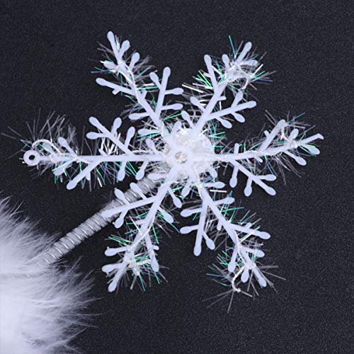 Luxshiny 4pcs Snowflake Headband Christmas Costume Prop 1