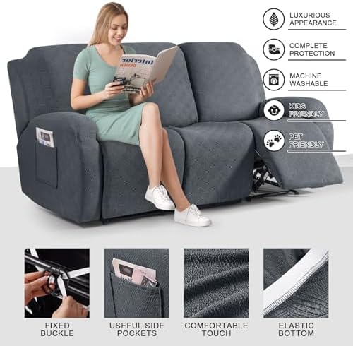 Timeles Recliner Cover for 3 Seater Sofa 1