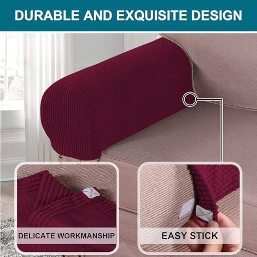 Turquoize Stretch Armrest Covers for Chairs and Sofas
