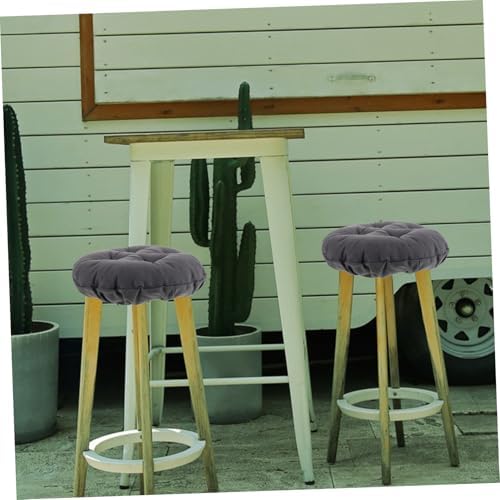 Happyyami Soft Round Stool Slipcover with Padded Cushion and Nonslip Design