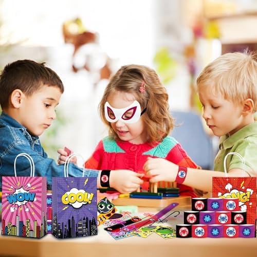60Pcs Superhero Party Favor Set for Kids