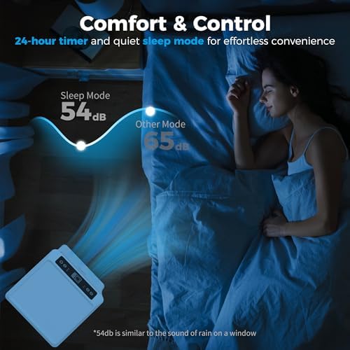 HOMCOM 8000 BTU Portable Air Conditioner with 4 Modes and Remote Control
