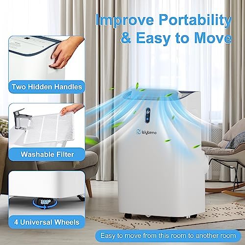 Wiytamo 14000 BTU Portable Air Conditioner for 700 Sq Ft Room