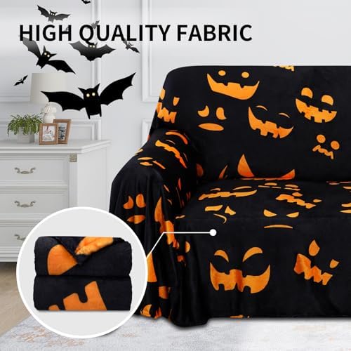 Easy-Going 80X118 inch Halloween Loveseat Sofa Cover