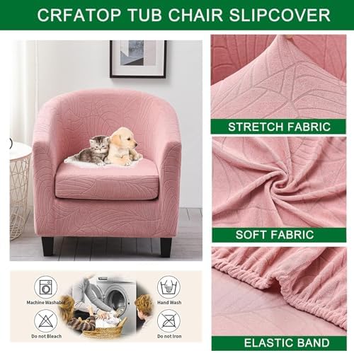 CRFATOP 2 Piece Club Chair Slipcover Set
