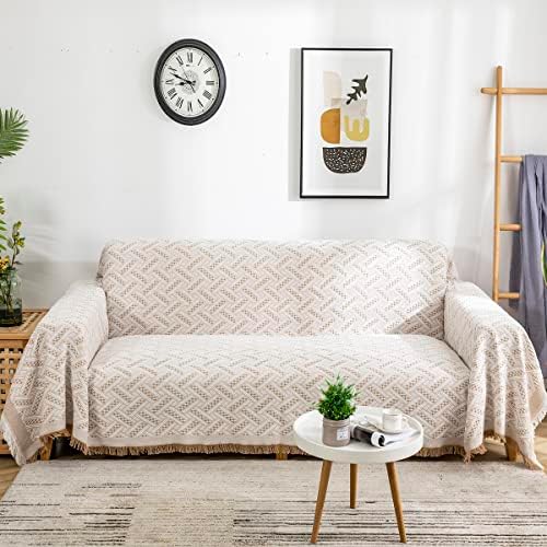 AIVIA Couch Cover Sheet Blanket for 3 Cushion Sofa
