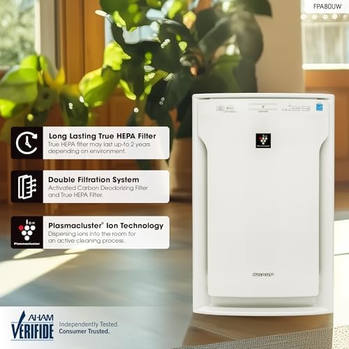 Sharp FPA80UW Air Purifier Filter Triple Filtration