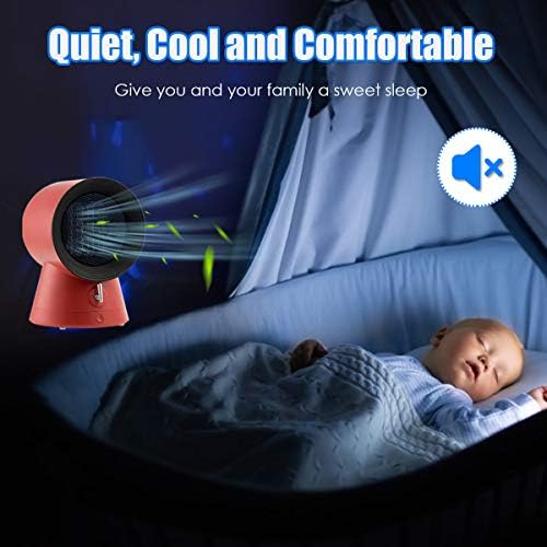 GOFLAME 2-In-1 Space Heater Fan for Home and Office