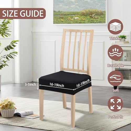 Dining Chair Covers Set of 6 with Zipper 1