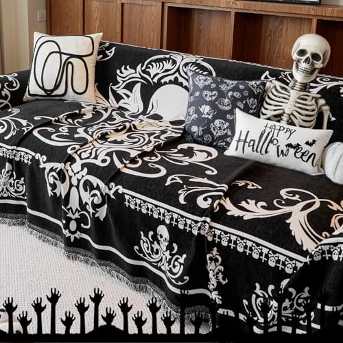 EVENHUG Halloween Themed Sofa Cover Reversible