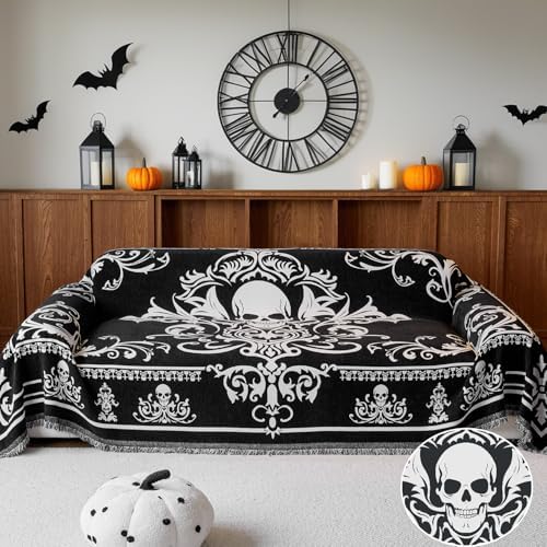 EVENHUG Halloween Themed Sofa Cover Reversible