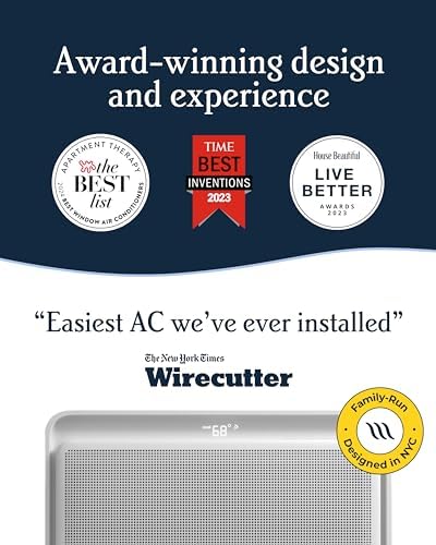 Windmill 8000 BTU Window Air Conditioner - Quiet Smart Cool 350 Sq Ft 1