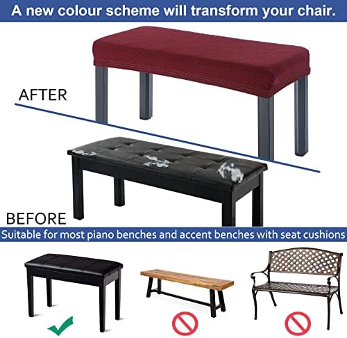 BUYUE Luxury 2-Person Stool Cover for Bar Stools and Vanity Chairs