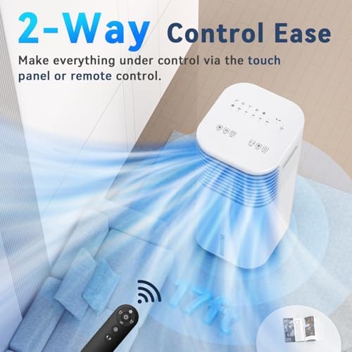 FANCOLE Windowless Portable AC with 4 Modes 3 Speeds