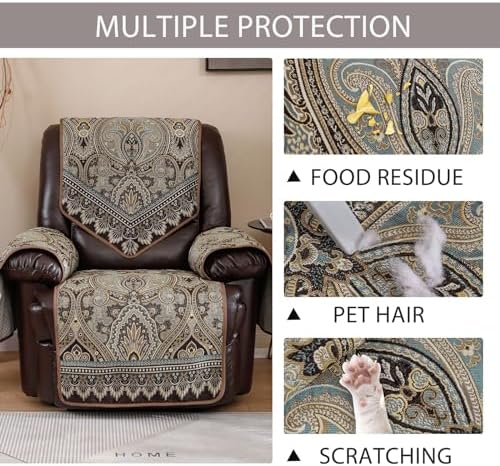 LUFEIJIASHI Recliner Chair Cover Non-Slip Waterproof 1