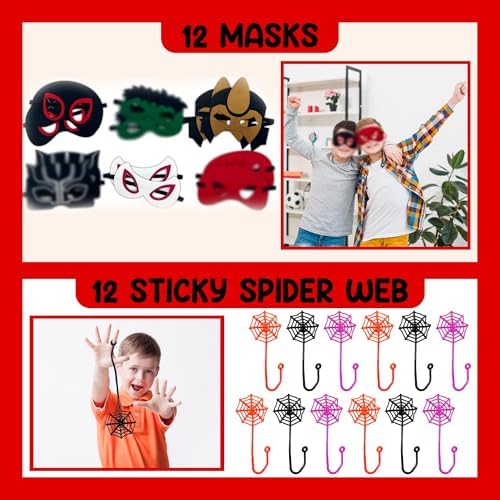 60Pcs Superhero Party Favor Set for Kids
