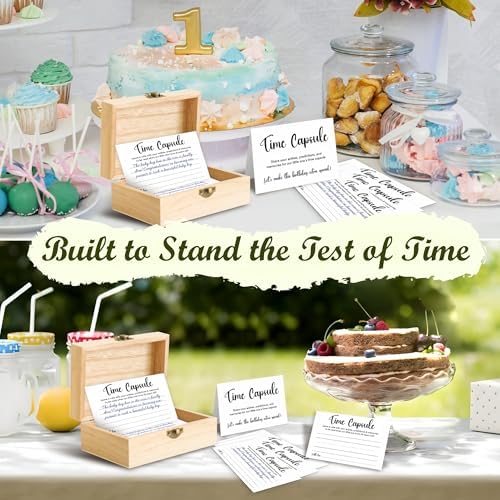 Woodamore Time Capsule Box 1st Birthday Keepsake