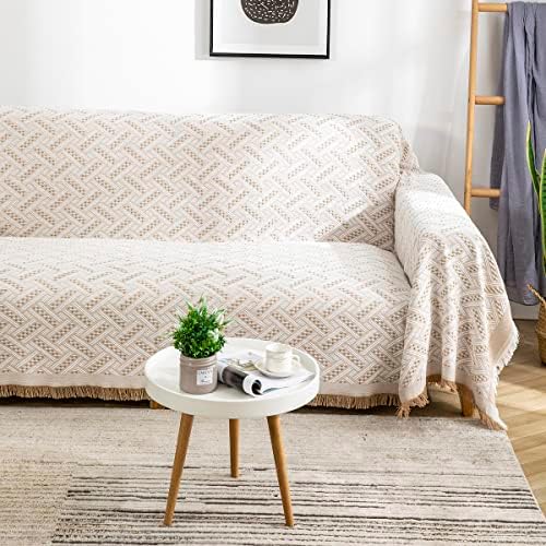 AIVIA Couch Cover Sheet Blanket for 3 Cushion Sofa