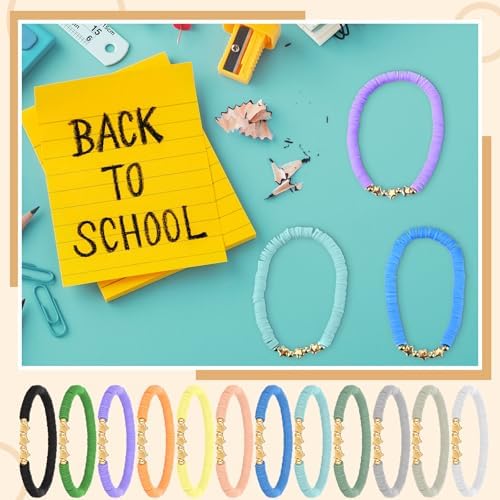 Tondiamo 24 Pcs Friendship Star Beaded Bracelets Set