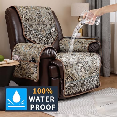 LUFEIJIASHI Recliner Chair Cover Non-Slip Waterproof 1