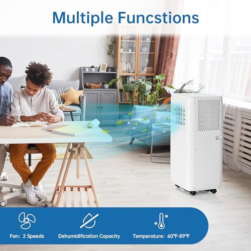GAOMON 10000 BTU Portable Air Conditioner with Remote and Window Kit
