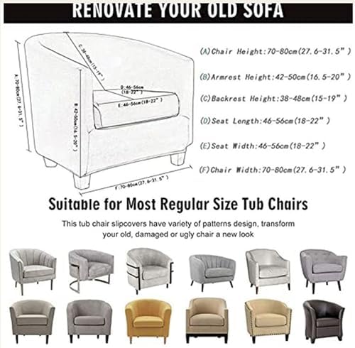 PEKJI Halloween Armchair Slipcover for Club Chairs 1