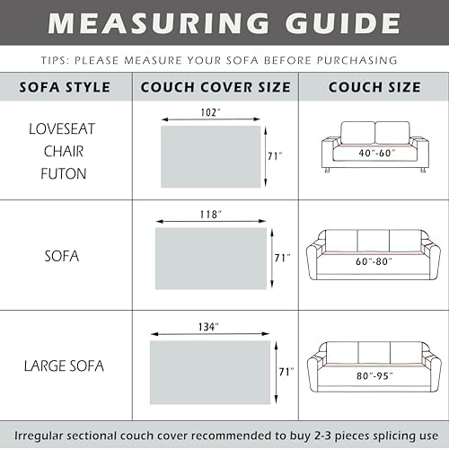 Cmfshape Halloween Sofa Slipcover with Spider Webs and Ghost Pattern 1