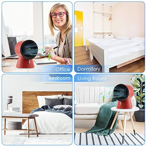 GOFLAME 2-In-1 Space Heater Fan for Home and Office