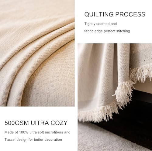 Waterproof Sofa Covers for Pets 71x134 Beige