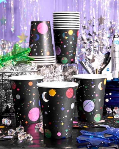 Xo Fetti Out of This World Paper Cups - 12 oz 16 pcs