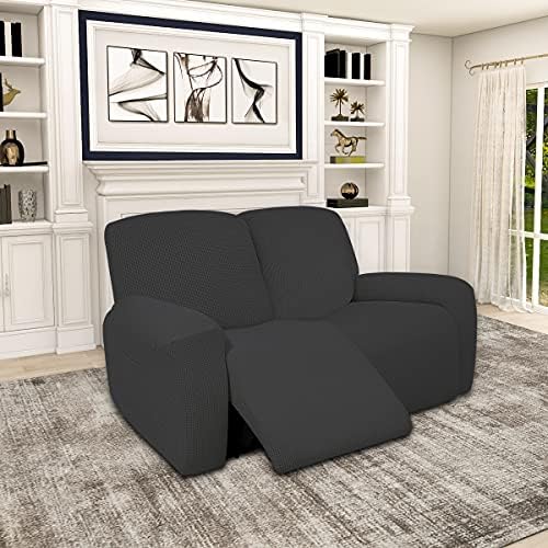 Easy-Going Dual Waterproof Recliner Loveseat Cover 6-Piece