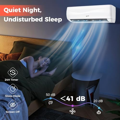COSTWAY 12000BTU Mini Split AC Heater with Heat Pump