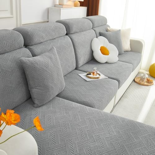 Hyha L-Shaped Sofa Slipcover with Elastic Bottom