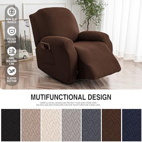 Genina Recliner Chair Covers for Pet and Kid Protection