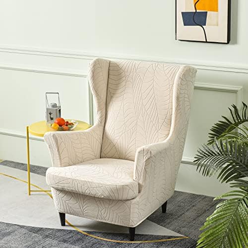 Waterproof Wingback Chair Cover 2 Piece Set
