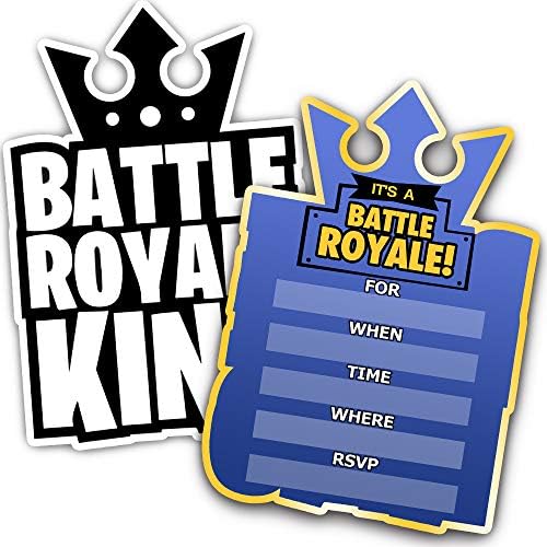 30 Gaming Party Invitations with Envelopes - Double Sided 1
