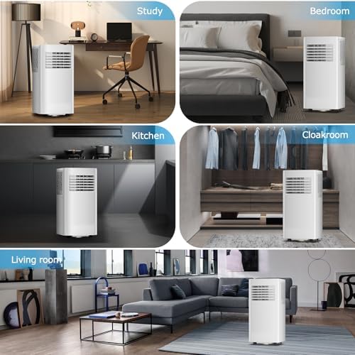 3-in-1 Portable Air Conditioner 10000BTU Cools 450 Sq Ft