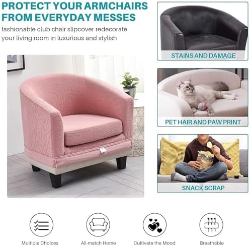 CRFATOP 2 Piece Club Chair Slipcover Set