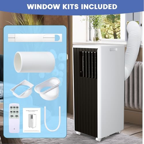 GAOMON 8000 BTU Portable Air Conditioner for Quick Room Cooling