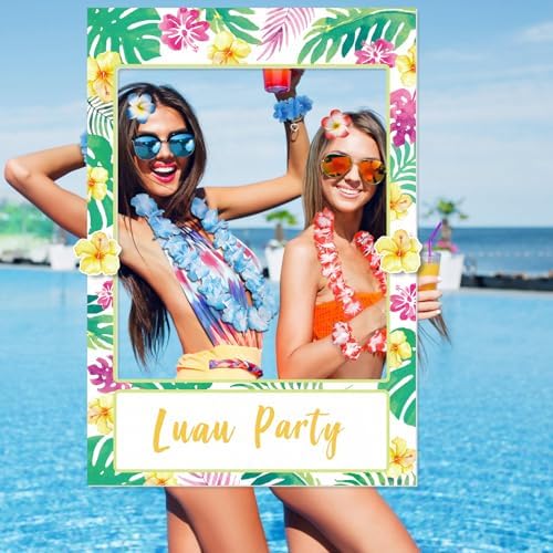 Moon Boat 2 In 1 Luau Photo Booth Frame Props 1